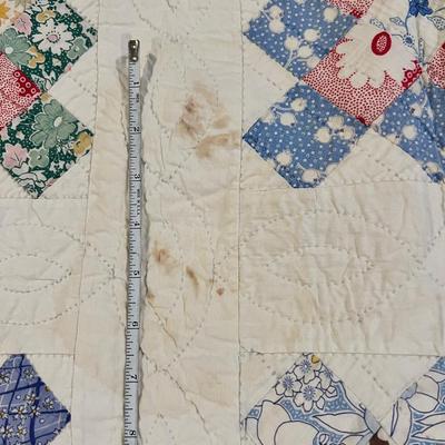 Antique Quilt 50â€x75â€ (2 of 2)