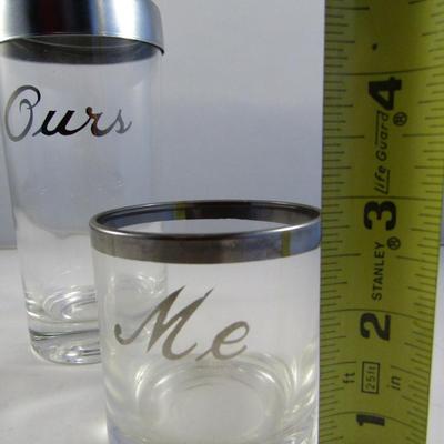 Cocktail Shaker and Glasses Set