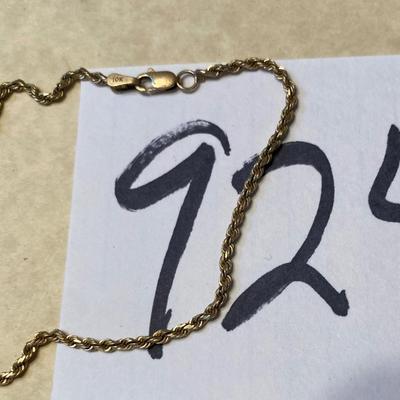 10k Gold Bracelet