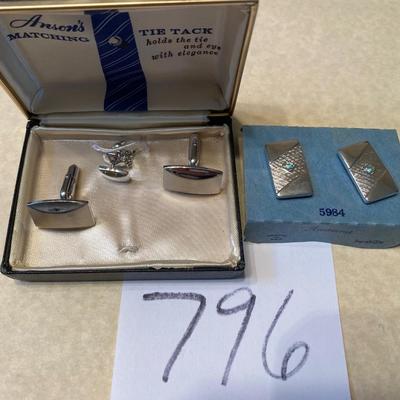 Cuff Links and Tie Pin