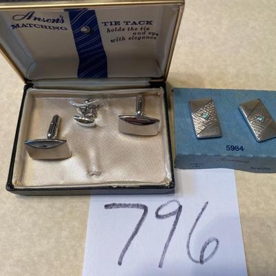 Cuff Links and Tie Pin