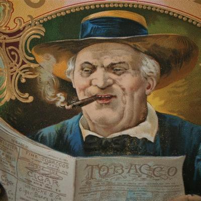 "OLD JUDGE" Outer Lid Cigar Label