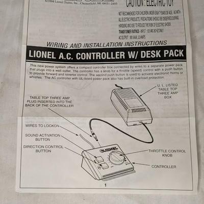 New in Box Lionel 40 Watt Control System