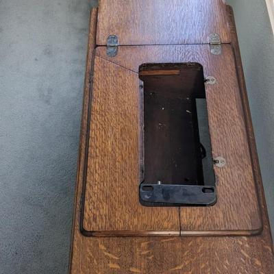 Antique Singer Sewing Table