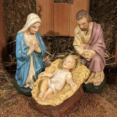 Vintage Nativity Scene
