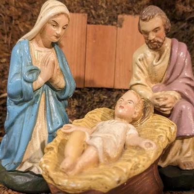 Vintage Nativity Scene