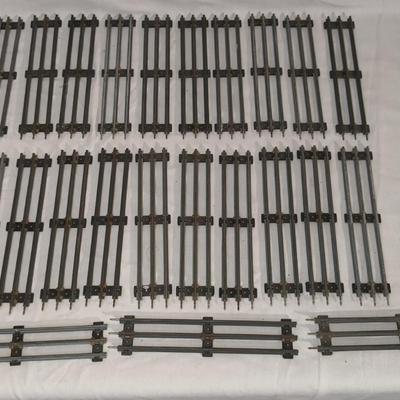 Vintage Lionel O Gauge Electric Railroad Track and Marx Manual Switches