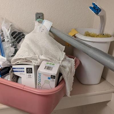 Kenmore Washing Machine and Amana Dryer W/ Contents of Washroom