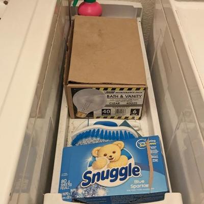 Kenmore Washing Machine and Amana Dryer W/ Contents of Washroom