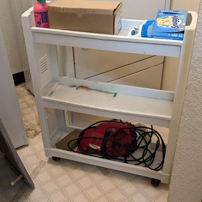 Kenmore Washing Machine and Amana Dryer W/ Contents of Washroom
