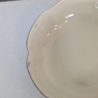 22KT Weeping Bright Gold and Platinum Rose Ceramic Pieces