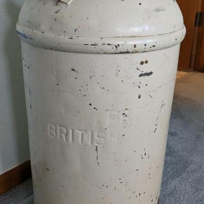 10 Gallon British American Oil Co. Milk Churn