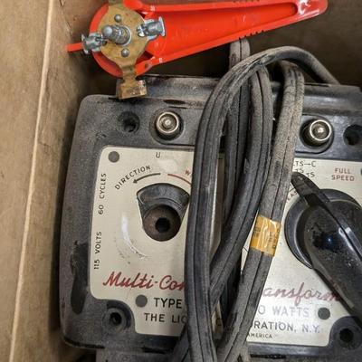 Lionel O Gauge Train Cars and Vintage Switch