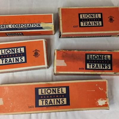Lionel O Gauge Train Cars and Vintage Switch