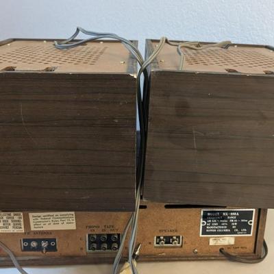 Denon MX 990A Solid State Radio and Speakers