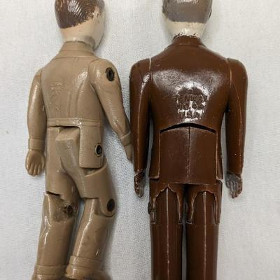Vintage Dollhouse Dolls and Small Accessories