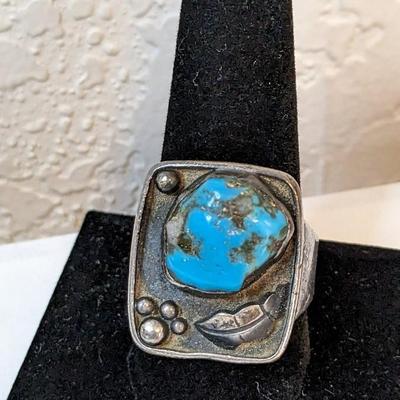 Men's Turquoise Ring