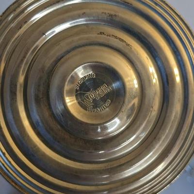 Silverplate Service and Weighted Silver Candle Stick Holders