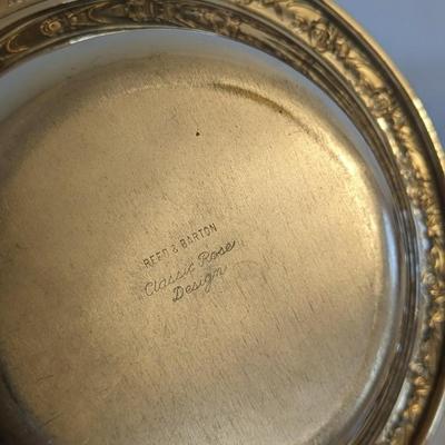 Silverplate Service and Weighted Silver Candle Stick Holders