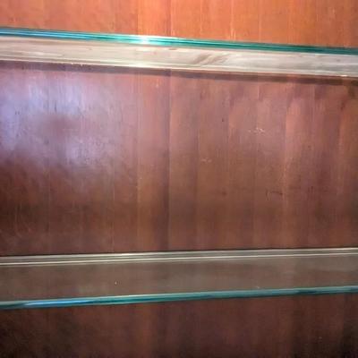 Cherry China Convex Glass Hutch