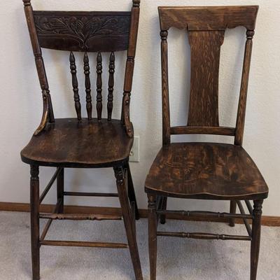 Antique Crocker Chair and Mate