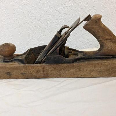 Antique Unmarked Wood Planes and Sands Wood Level