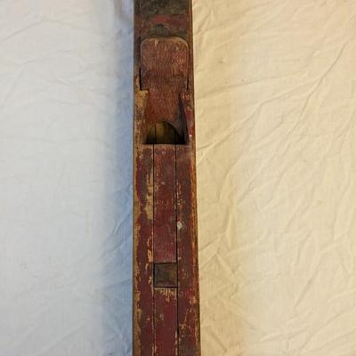 Antique Unmarked Wood Planes and Sands Wood Level