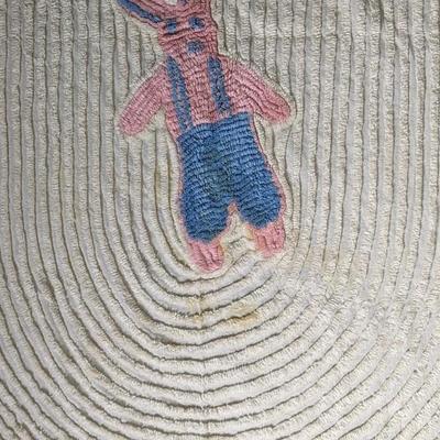 1930's Chenille Crib Blanket