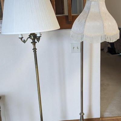 Brass Tone Floor Lamps
