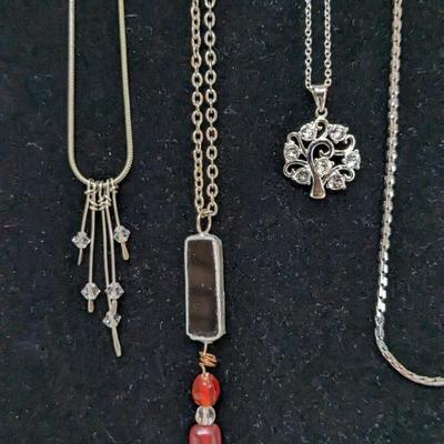 Silver and Gold Tone Necklaces