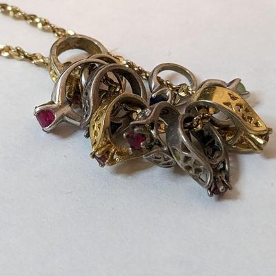 Silver and Gold Tone Necklaces