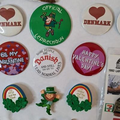 Buttons and Brooches
