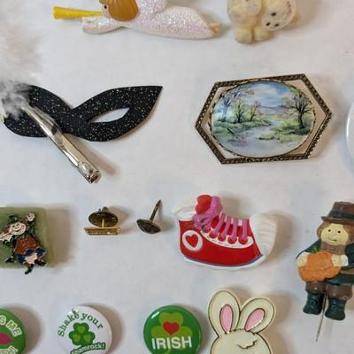 Buttons and Brooches