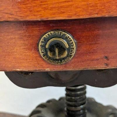 BL Marble Co Leather Seat Bankers/Lawyers Chair