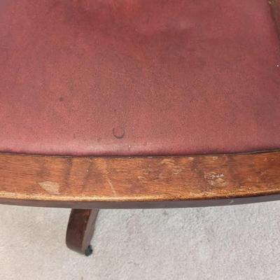 BL Marble Co Leather Seat Bankers/Lawyers Chair