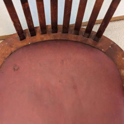 BL Marble Co Leather Seat Bankers/Lawyers Chair