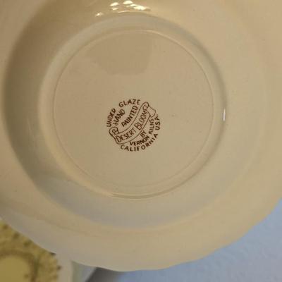 Vernon Kilns Desert Bloom Tea Set