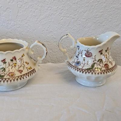 Vernon Kilns Desert Bloom Tea Set