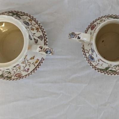 Vernon Kilns Desert Bloom Tea Set