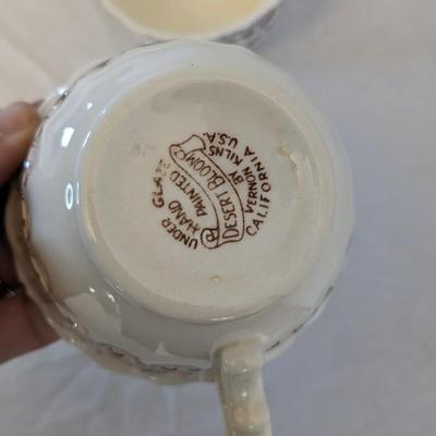 Vernon Kilns Desert Bloom Tea Set