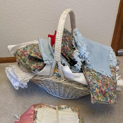 Baskets and Linens