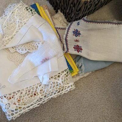 Baskets and Linens