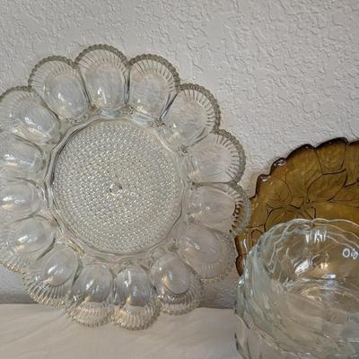 Glass Bowls and Trays