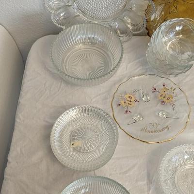 Glass Bowls and Trays