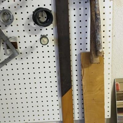Contents of West Wall Pegboard