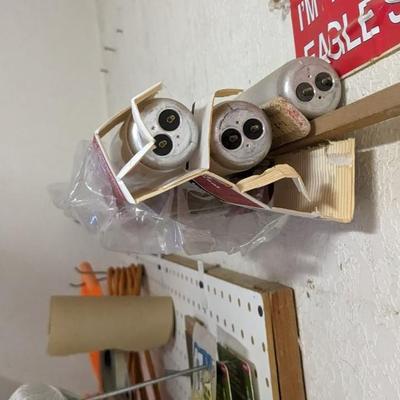 Contents of West Wall Pegboard