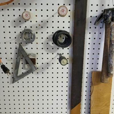 Contents of West Wall Pegboard