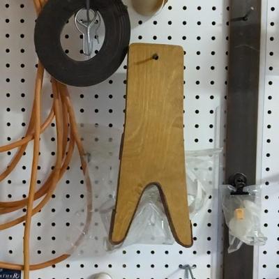 Contents of West Wall Pegboard