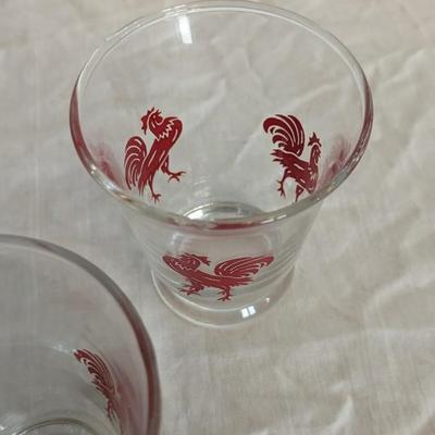 Red Rooster Juice/Shot Glasses
