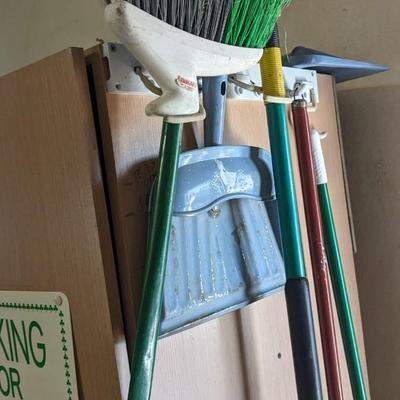 Garage Storage and Cleaning Items